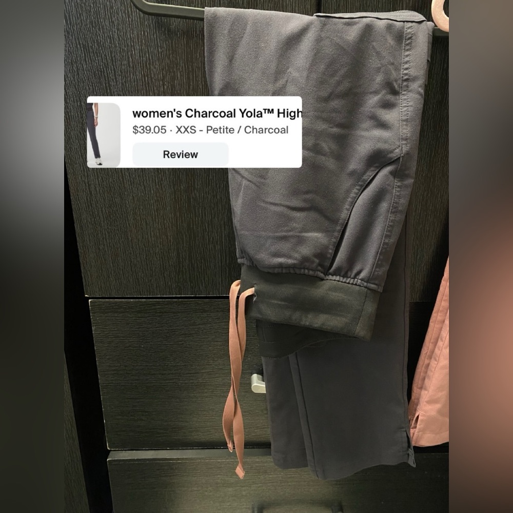 Figs: 🪙 Charcoal yola high waist pxxs joggers